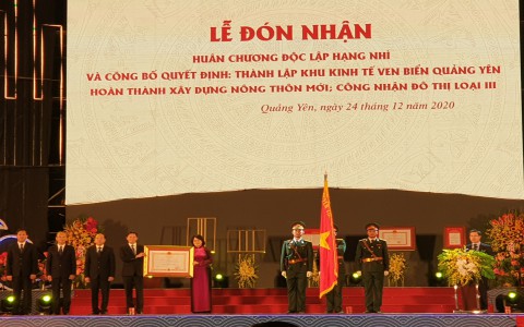 Quảng Yên long trọng đón nhận Huân chương lao động hạng II và công bố các Quyết định phát triển chiến lược